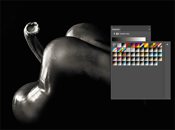 choose a preset tone after loading photographic tones from flyout