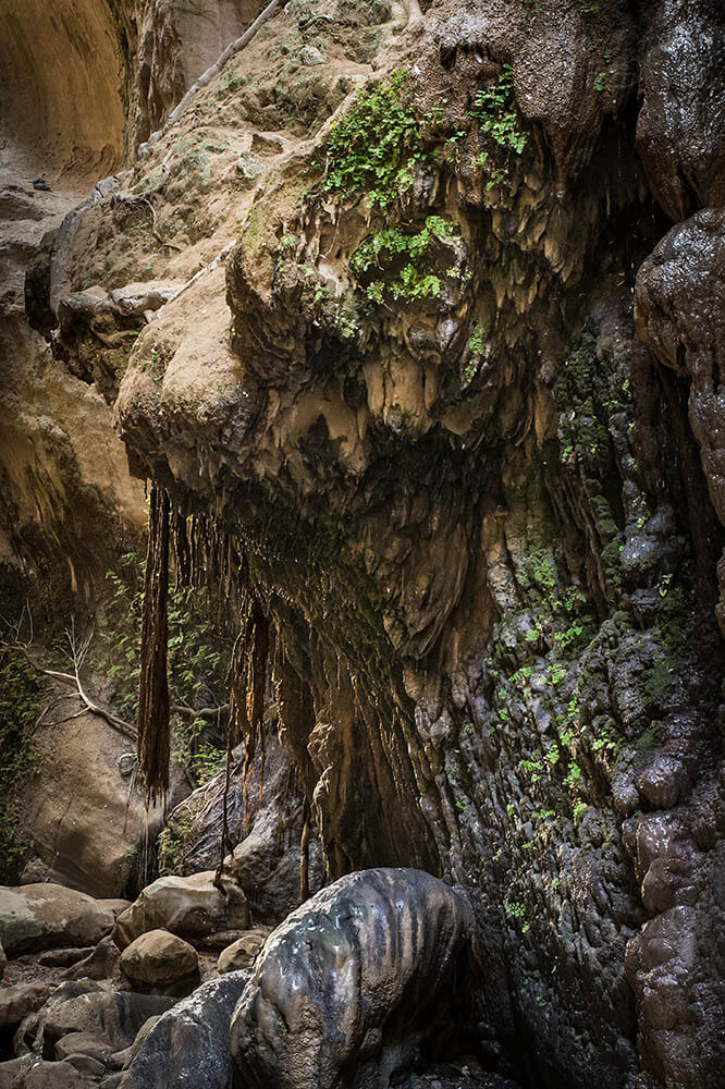 Avakas Gorge rock wall