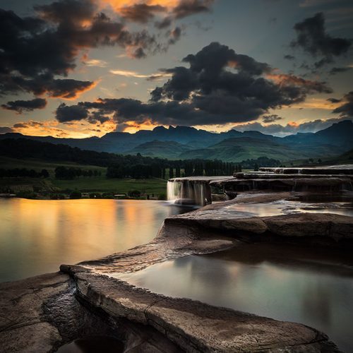 Bushmans Nek, South Africa, Long Exposure water