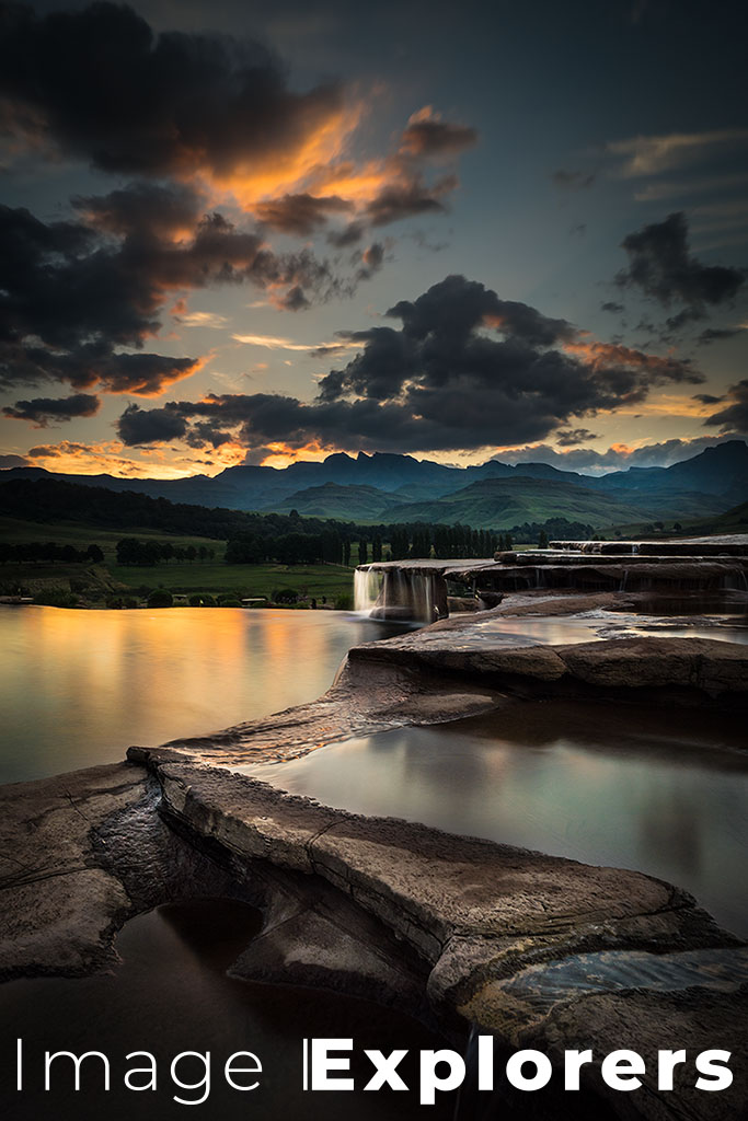 Bushmans Nek, South Africa, Long Exposure with neutral density filter to smooth out water
