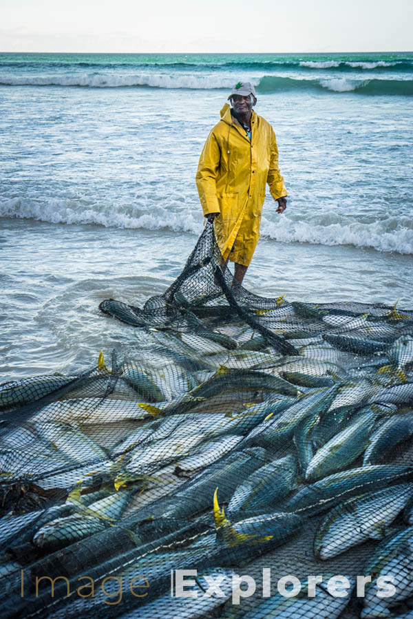 fisherman in Muizenberg