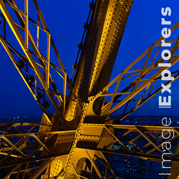 Eiffel tower unique view