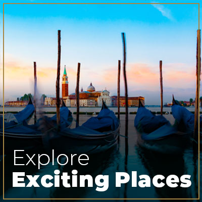 Explore exciting places venice gondola