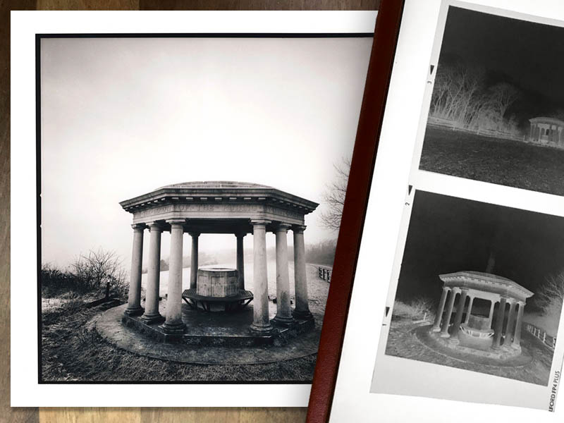 Final print on ilford MG and negative