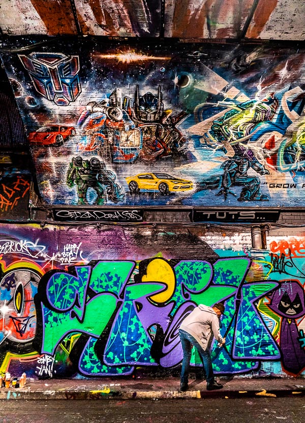 London Banksy tunnel secret place photography