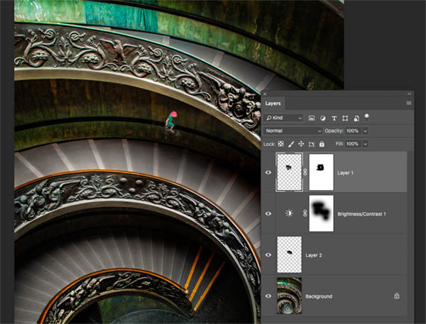 multi layer vatican staircase