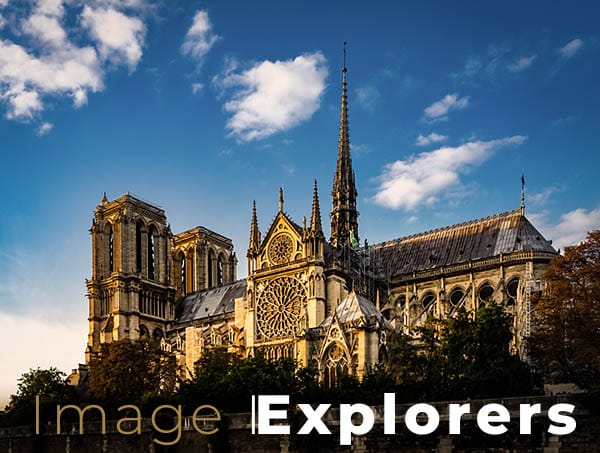 Notre Dame at sunset
