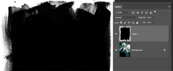 original paper layer as used in cyanotype print