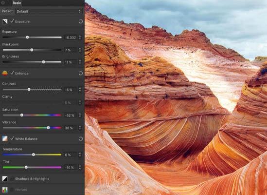 raw in Photoshop vs Affinity photo