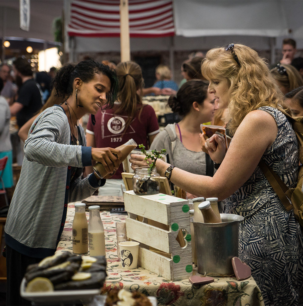 Woodstock Market, food hall
