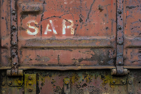 texture on south african railway train