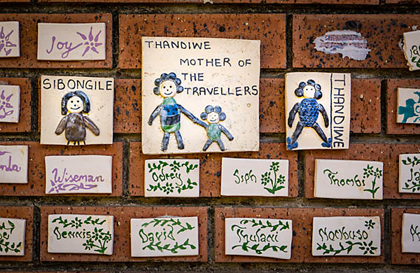 The mother of the little traveler