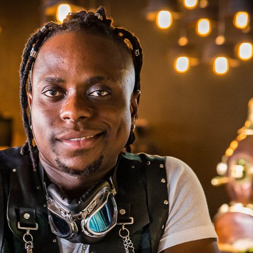 Truth Coffee Steam Punk waiter