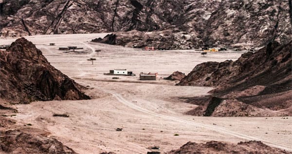 Temporary structures that we removed