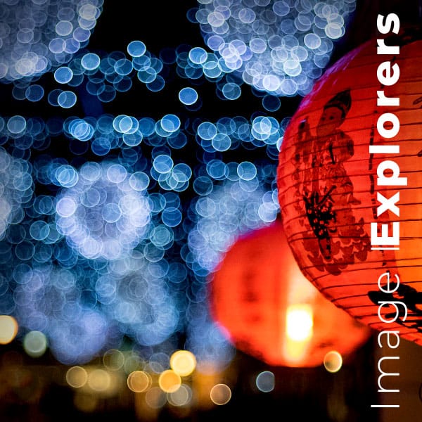 Image of lights in greenwich market to show what is Bokeh