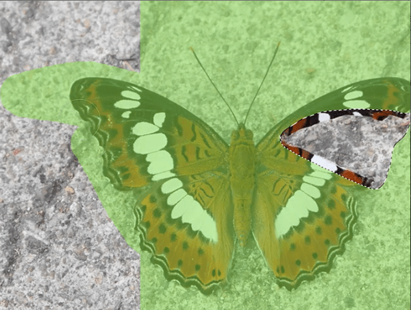 New Content Aware Fill tool from menu